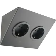 Caressi Schuko-Steckdose 2ST14 Schwarz 2 St.