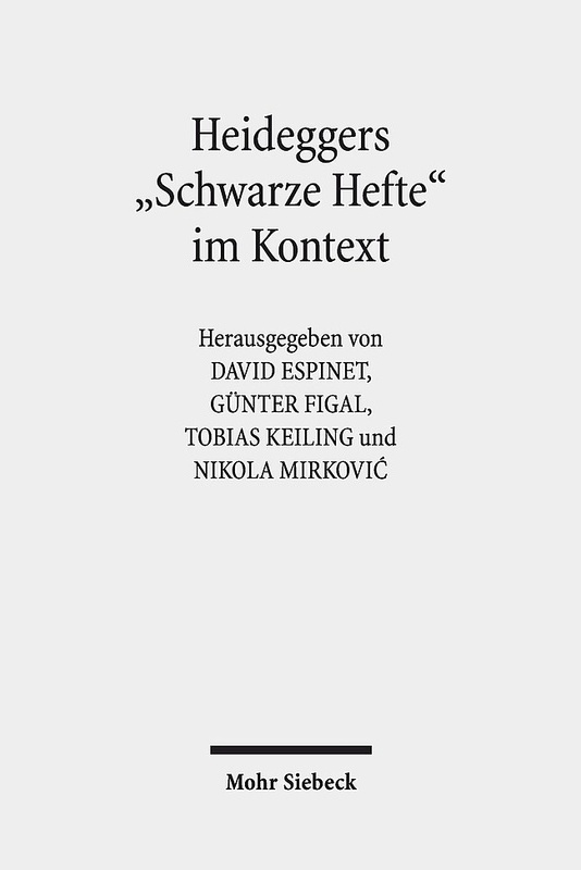 Heideggers "Schwarze Hefte" Im Kontext, Kartoniert (TB)