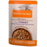 nature ́s variety Bites in Soße 22 x 85 g - mit Truthahn