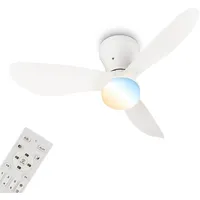 Briloner LUFITO 78 cm Deckenventilator Weiß