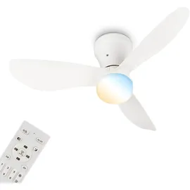 Briloner LUFITO 78 cm Deckenventilator Weiß