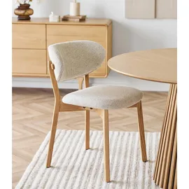 House Nordic DUNKIRK Stoffbezug Beige/Braun 2er Set