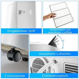 Costway Klimaanlage 14000 BTU mobil