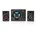 Nedis Nedis Gaming 2 1 Audiosystem mit LED USB-Stromversorgung Schwarz