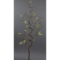 Seidenblumen Roß Korkenzieherhasel/Haselnusszweig 65cm GA Kunstzweig künstlicher Zweig Korkenzieherzweig
