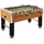 vidaXL Kickertisch Stahl 60 kg 140x74,5x87,5 cm Hellbraun und Schwarz