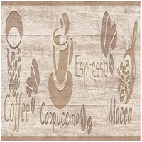 A.S. Création Only Borders 10 5 m x 0,13 m 368611 beige/braun/grau