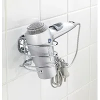 Wenko Föhnhalter Turbo-Loc Befestigen ohne Bohren Chrom 7,5 cm hoch