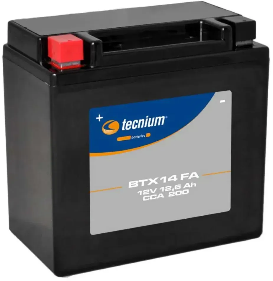 Tecnium Btx14 12v 12.6ah Agm-batterie - Black - One Size