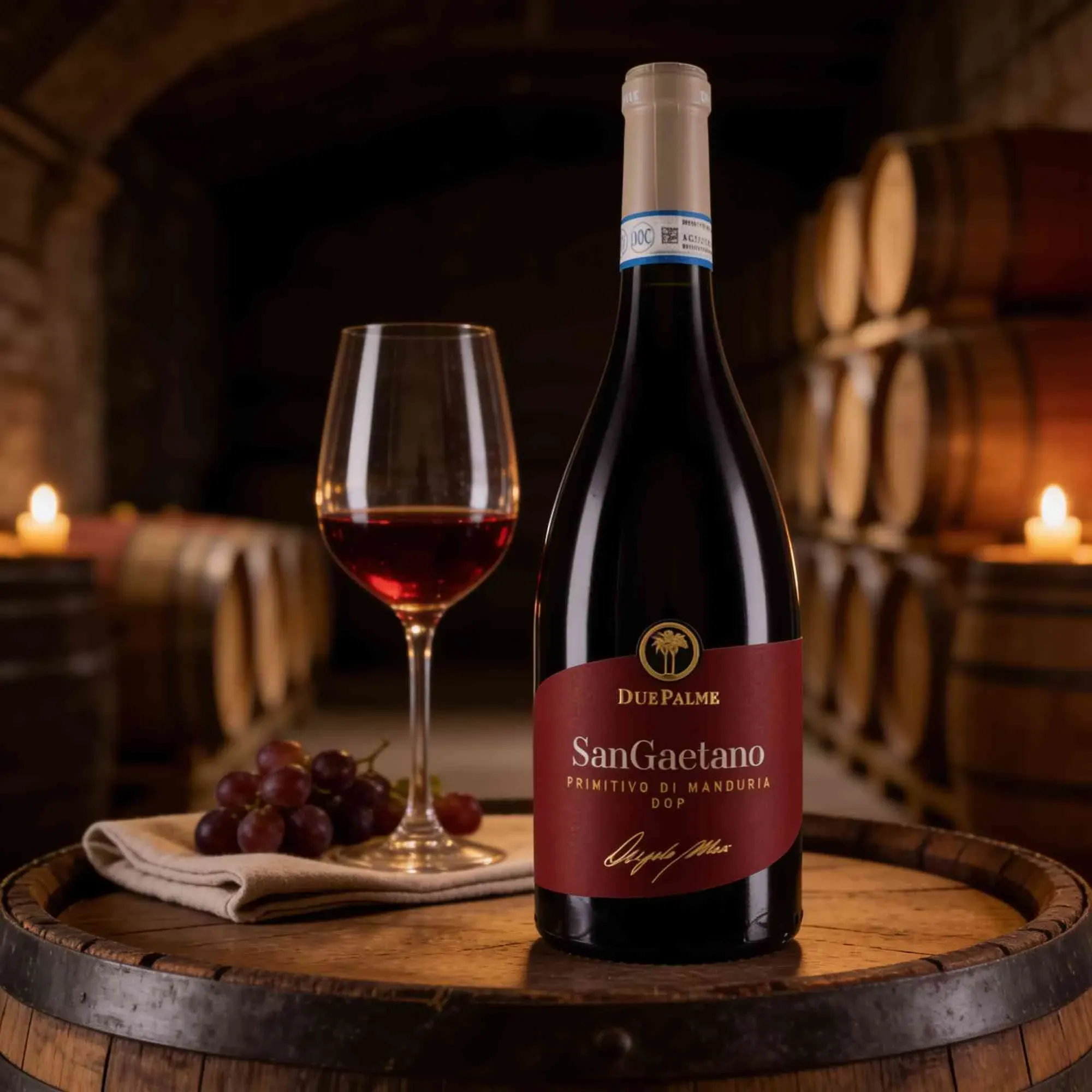 Cantine Due Palme 2022 Due Palme San Gaetano Primitivo di Manduria 2022 Primitivo  Italien