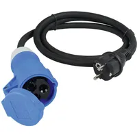 As - Schwabe Adapterleitung 1,5m CEE-Kuppl.+Schu.-Steck.
