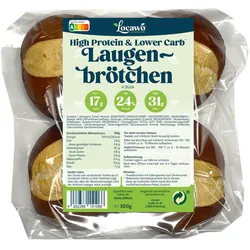 Locawo High Protein & Low Carb Laugenbrötchen 300 g