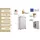 OTTO home Wäscheschrank Tessin 90 x 140 x 38 cm Weiß