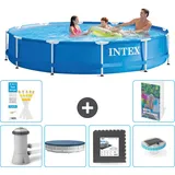 Frame Pool Rund - 366x76 Cm - 7-teilig  S312