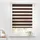Lichtblick Duo Rollo / Doppelrollo Klemmfix 55 x 150 cm dunkelbraun