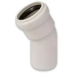 Schallgedämmtes Abwasserrohr Bogen, 30° Winkel (Ausführung: DN 110)