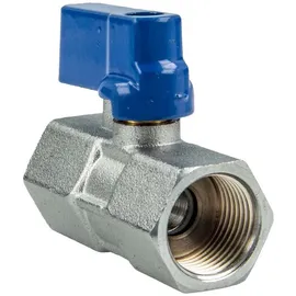 tecuro MINI Kugelhahn 1/4 Zoll goldfarben