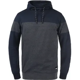 !Solid Hoodie mit Musterung Blau S
