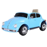 TPFLiving Elektro-Kinderauto Volkswagen Beetle blau
