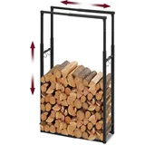 Kaminholzständer Kaminholzregal Innen Außen Metall Brennholzregal Holzunterstand