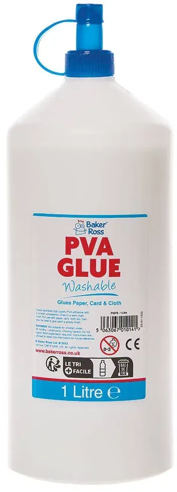 Abwaschbarer PVA Kleber 1 Liter (Jede(r,s))