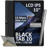 Blow Blacktab10 10,1" LTE 2023 4 GB RAM 128 GB Schwarz