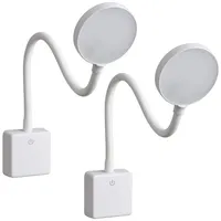 Sebson LED Steckdosenlampe dimmbar weiß - 2er Set -