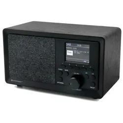 DAB+, FM Radio Tragbar  DAB350SW (Schwarz) 