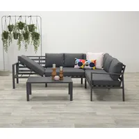 Garden Impressions Variable Aluminium-Ecklounge 'Concord' inklusive Tisch,,