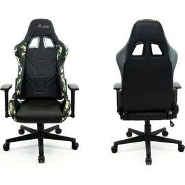 MCA Furniture McRacing Chefsessel Camouflage Grün/Schwarz