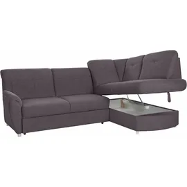 sit&more Eckcouch Kunstleder 2-Sitzer Grau