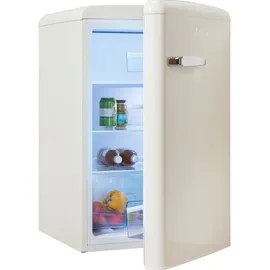 Amica KSR 361 160 B Retro-Kühlschrank (108 l, 875 mm hoch, Beige)