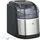 Homcom Eiswürfelmaschine, 1,8L Eiswürfelbereiter mit 1,7L Wassertank, 2 Eiswürfelgrößen, Eisschaufel,