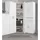 mokebo Eckschrank 64 x 180 x 34 cm Schwarz