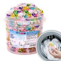 Waschmittelkapseln, 100-teilige Packung, duftender Kleidungsreiniger, Stofffleckenentferner, Geruchskontrollzubehör, perfekt für die Verwendung in der Waschmaschine mit Bettwäsche, Kleidungsstücken, H