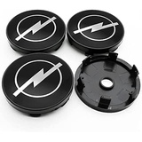 DOCHKA Nabenkappen Felgen Kappen Felgendeckel Radkappen Radnabendeckel Nabendeckel Felgenkappen für Opel OPC Astra J h g k Insigne Corsa D b e Mokka Vectra, 4 X 56mm,A