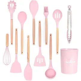 Intirilife Küchenutensilien Set 12-tlg. Rosa
