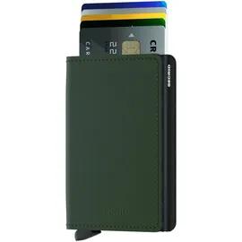 Secrid Slimwallet Unisex Geldbörse green black