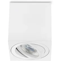 Sweet Led Aufbaustrahler 1er Aluminium eckig dimmbar warmweiß