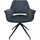 Mendler Esszimmerstuhl HWC-M53 Stoff dunkelgrau 6er Set