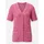 Classic Basics Strickjacke in Rot-Weißen-Meliert 46