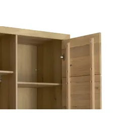 Smart Kleiderschrank Oslo 104 x 209 x 62 cm Holzfarben