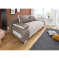 Collection AB Schlafsofa, mit Federkern, inklusive Bettfunktion und Bettkasten, mit losen Armlehn- und Rückenkissen, frei im Raum stellbar
