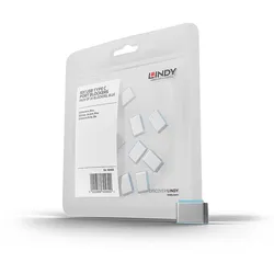 Lindy Schloss für USB-C-Port - Blau (Packung