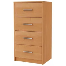 OEM Kommode Schrank Bodo 4s Erle, 40cm Schubladen, Regal