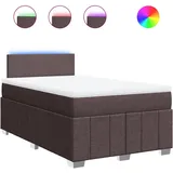 Maison Exclusive - Boxspringbett Mit Matratze Dunkelbraun 120x200