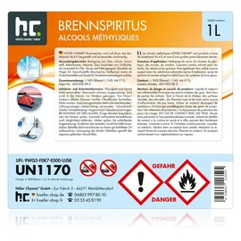 Höfer Chemie Brennspiritus 15 x 1 l