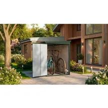 Weka Fahrradgarage Gary Metall 2,42 m2 grün