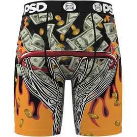 Psd CASH DUNK Boxershorts orange / rot / schwarz / weiß XL 2er Pack