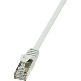 Logilink CP1102D RJ45 Netzwerkkabel, Patchkabel CAT 5e SF/UTP 15.00m Grau 1St.